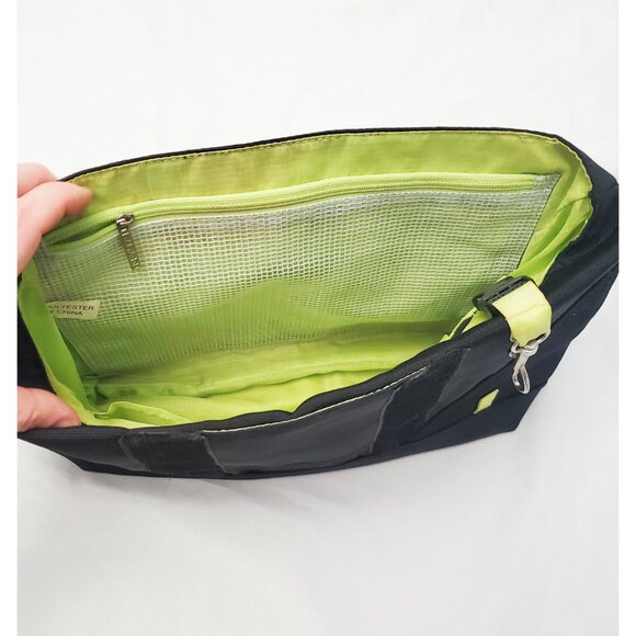 GAMA-GO Womens Messenger Bag Black Flowers and Birds Embroidery - Picture 5 of 13